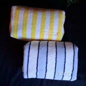Truly Beauty Terry Cloth Makeup/Toiletries/Accessories Bags BOGO (2)—$80 Retail